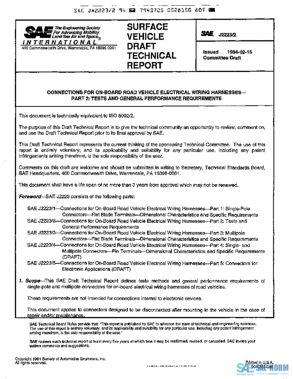 SAE J2223/2_199402 PDF