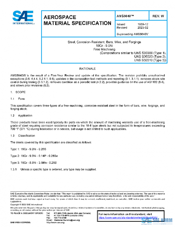 SAE AMS5640W PDF