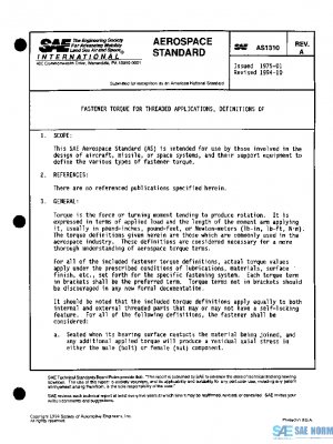 SAE AS1310A PDF