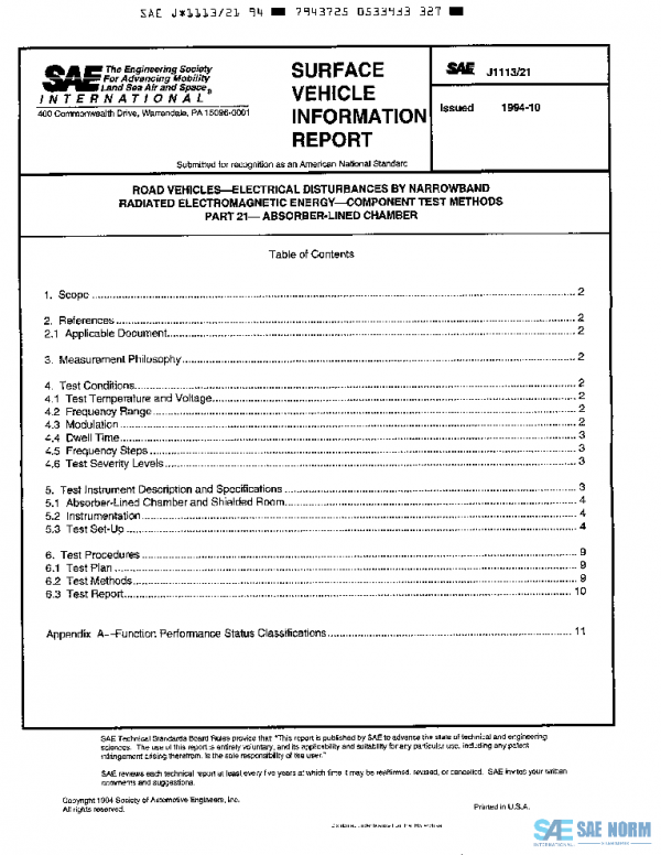 SAE J1113/21_199410 PDF