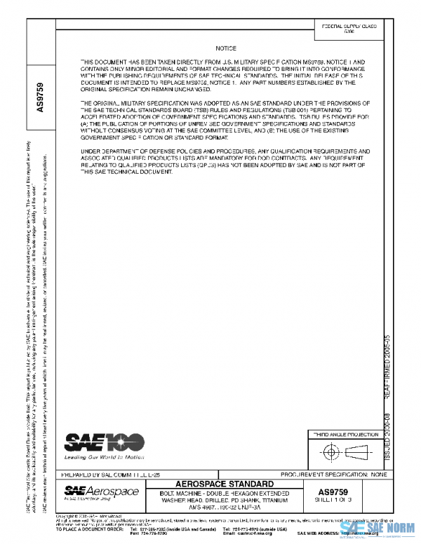 SAE AS9759 PDF