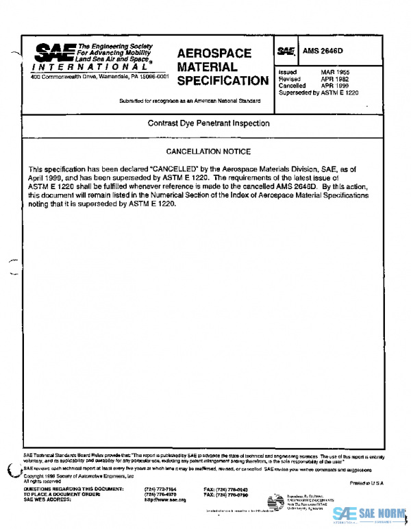 SAE AMS2646D PDF