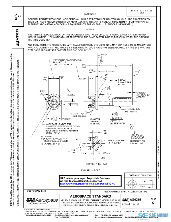 SAE AS9219C PDF