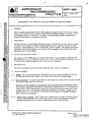 SAE ARP1409 PDF