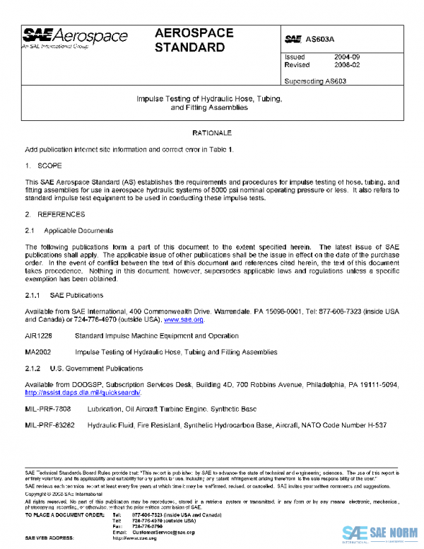 SAE AS603A PDF