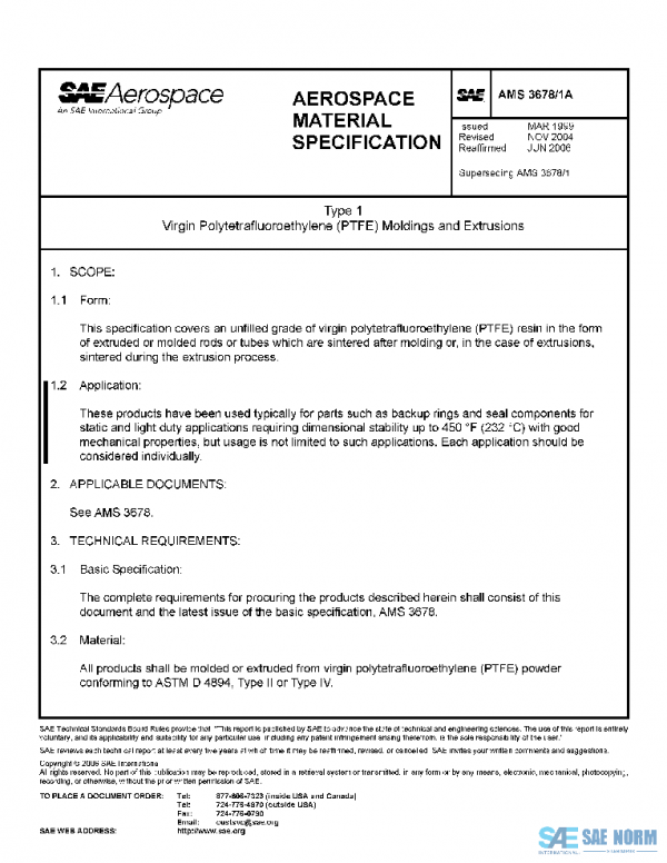 SAE AMS3678/1A PDF