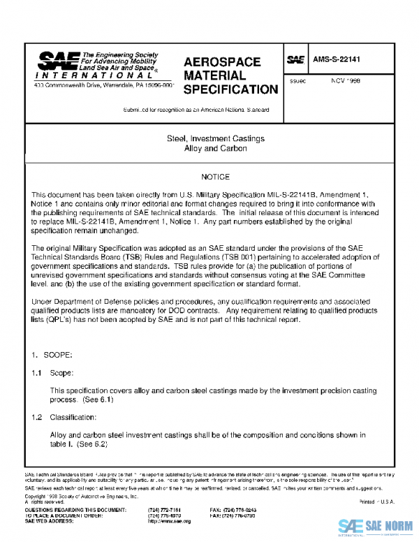 SAE AMSS22141 PDF