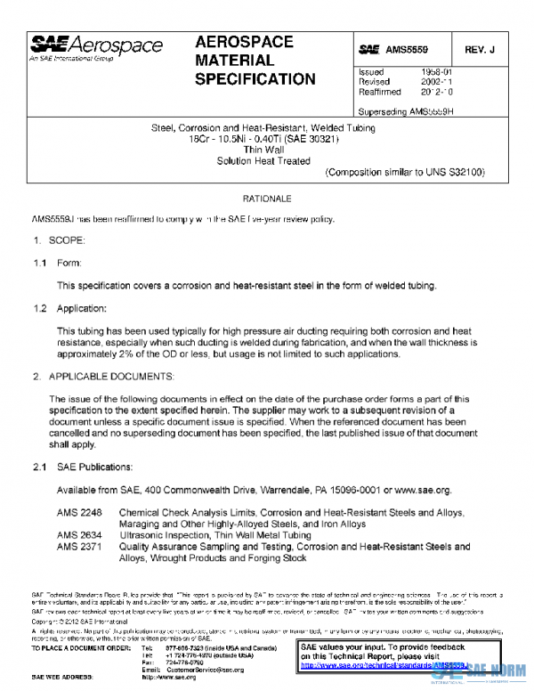 SAE AMS5559J PDF