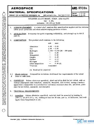 SAE AMS4910A PDF