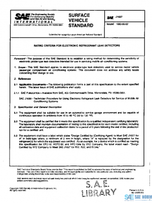 SAE J1627_199306 PDF