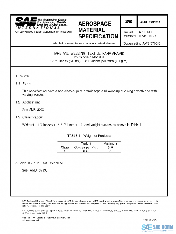 SAE AMS3793/6A PDF