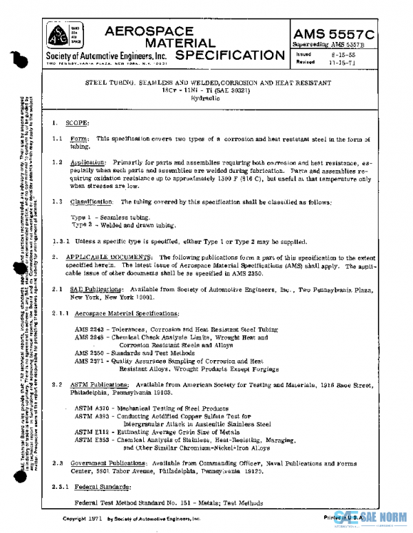 SAE AMS5557C PDF SAE AMS5557C PDF