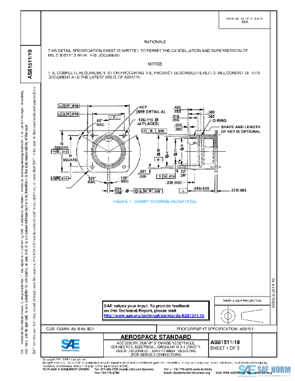 SAE AS81511/19 PDF SAE AS81511/19 PDF