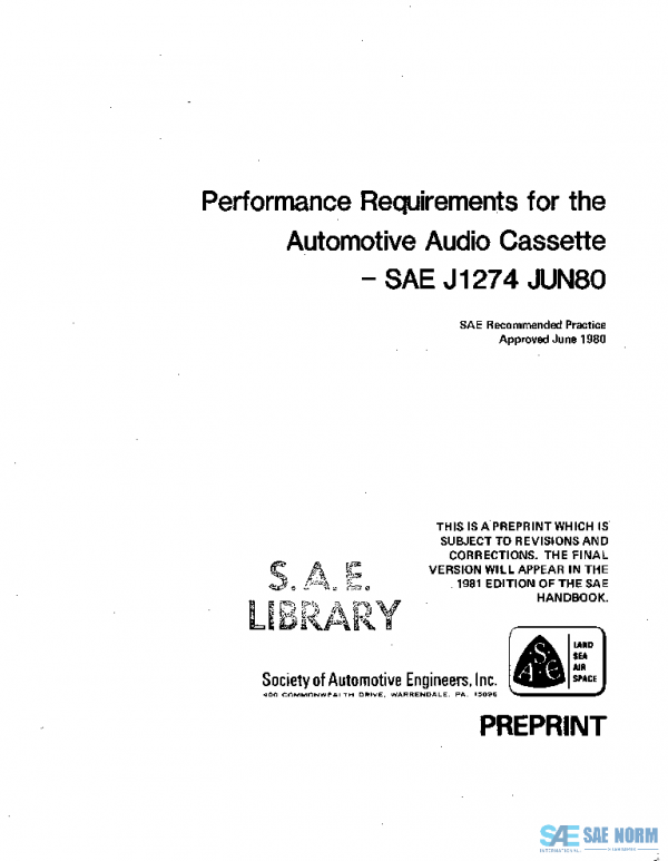 SAE J1274_198006 PDF SAE J1274_198006 PDF