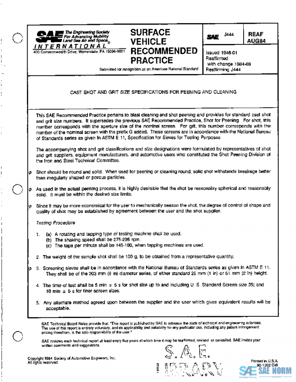 SAE J444_198408 PDF