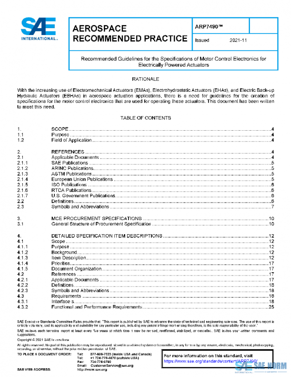 SAE ARP7490 PDF