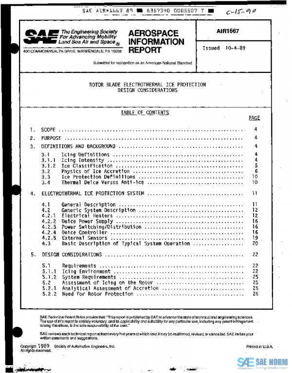 SAE AIR1667 PDF