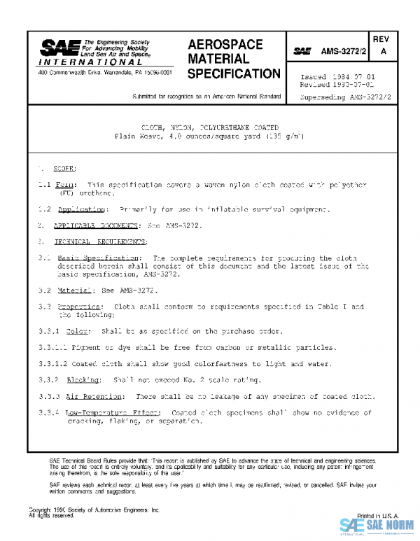 SAE AMS3272/2A PDF SAE AMS3272/2A PDF