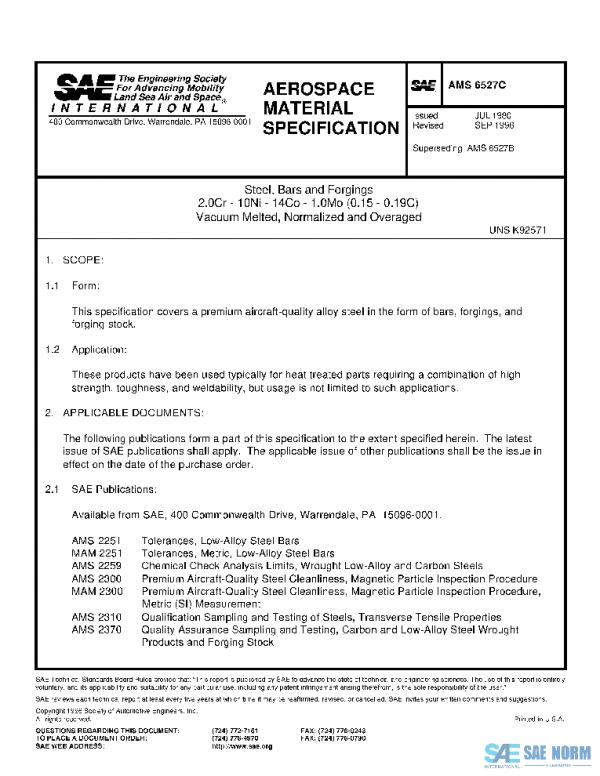 SAE AMS6527C PDF
