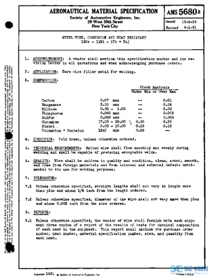 SAE AMS5680B PDF SAE AMS5680B PDF