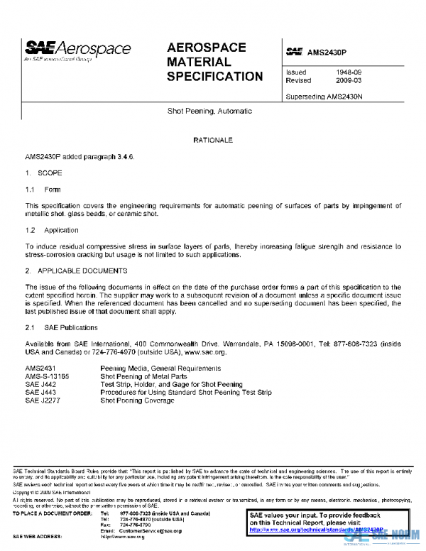SAE AMS2430P PDF SAE AMS2430P PDF