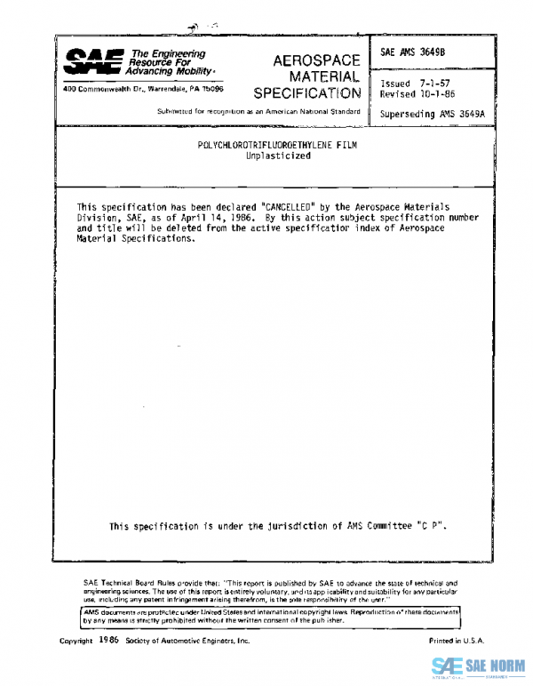 SAE AMS3649B PDF