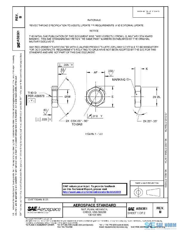 SAE AS9361B PDF