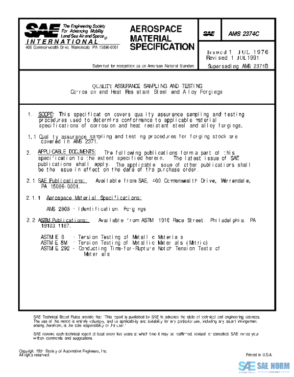 SAE AMS2374C PDF