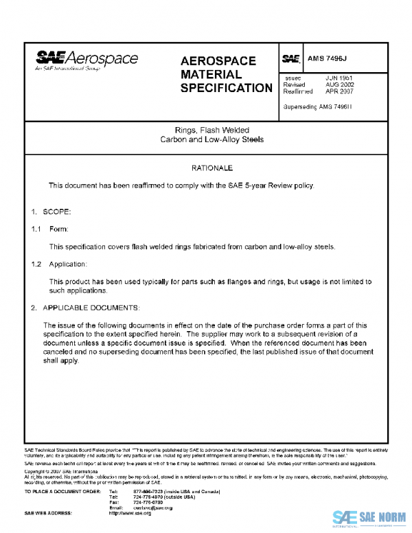 SAE AMS7496J PDF
