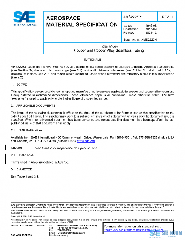 SAE AMS2223J PDF