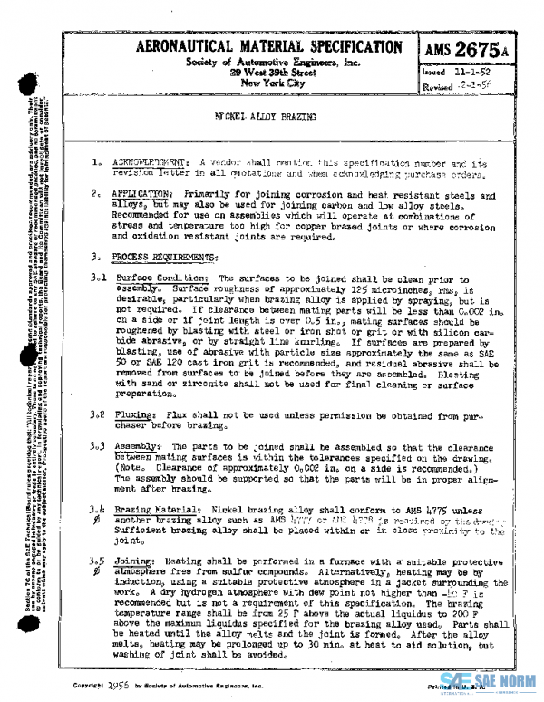 SAE AMS2675A PDF