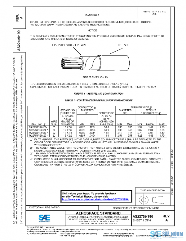 SAE AS22759/190A PDF