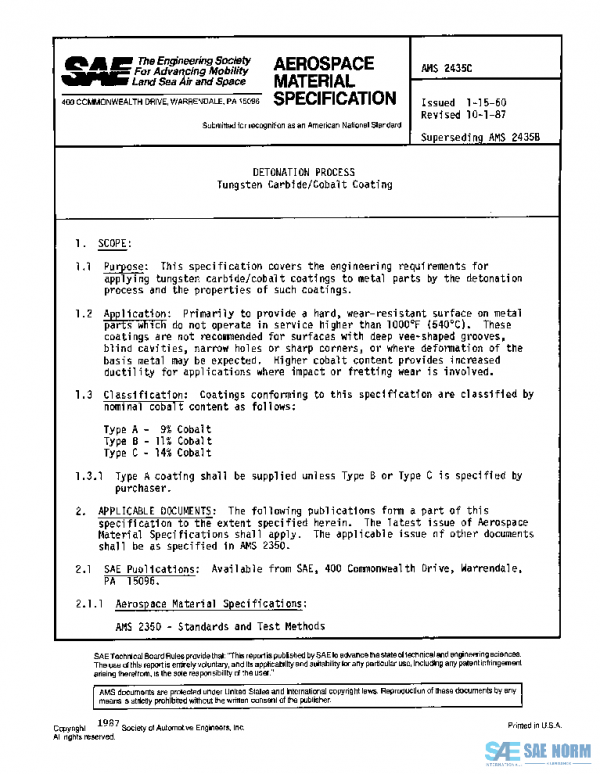 SAE AMS2435C PDF SAE AMS2435C PDF