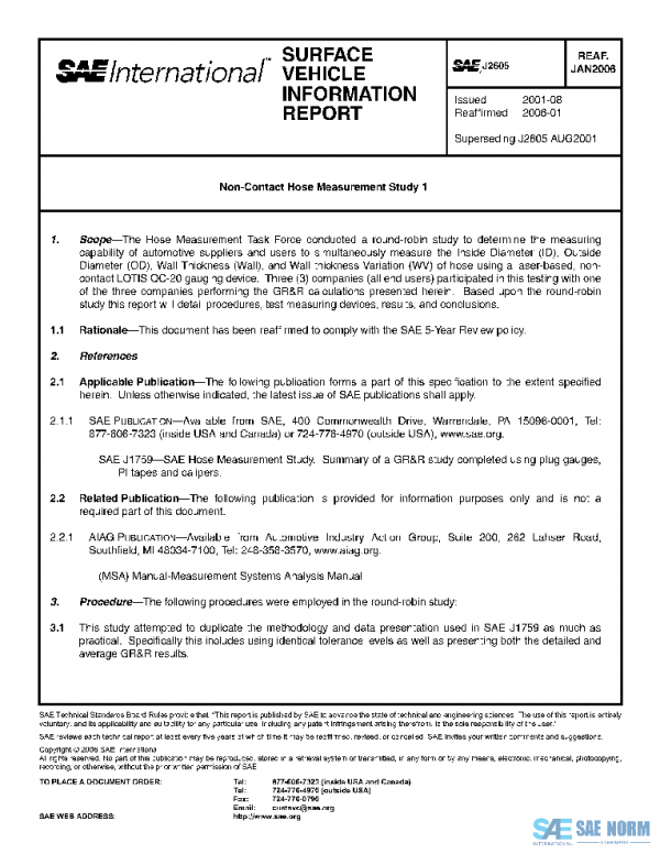 SAE J2605_200601 PDF SAE J2605_200601 PDF
