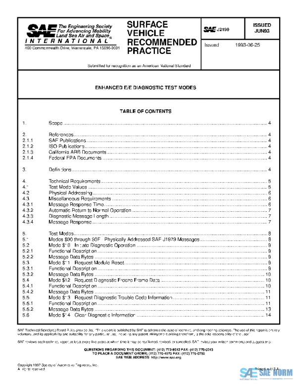SAE J2190_199306 PDF
