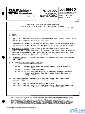 SAE AMS5698D PDF