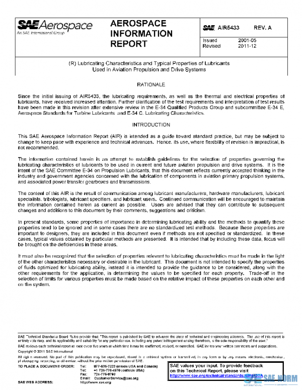 SAE AIR5433A PDF
