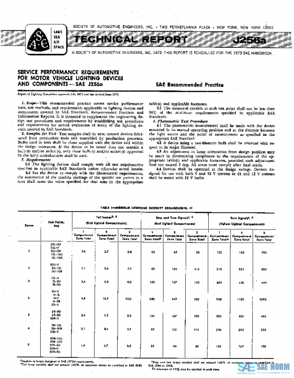 SAE J256A_197206 PDF SAE J256A_197206 PDF