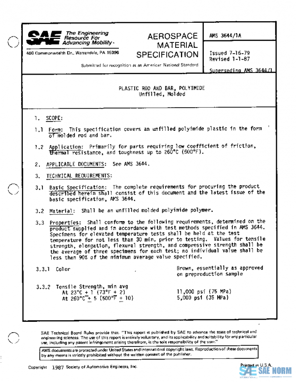 SAE AMS3644/1A PDF