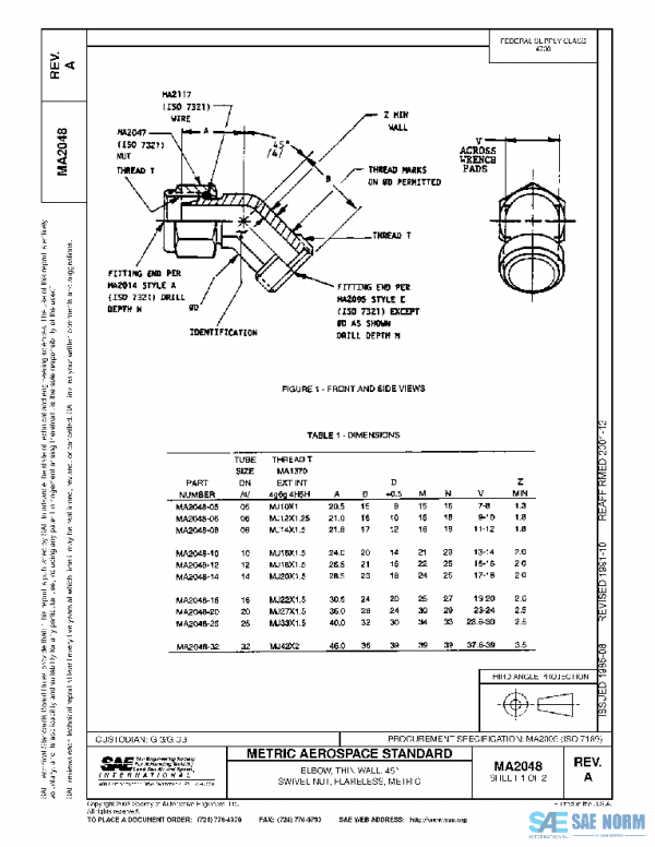 SAE MA2048A PDF