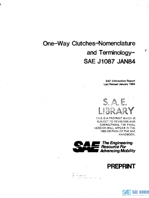 SAE J1087_198401 PDF