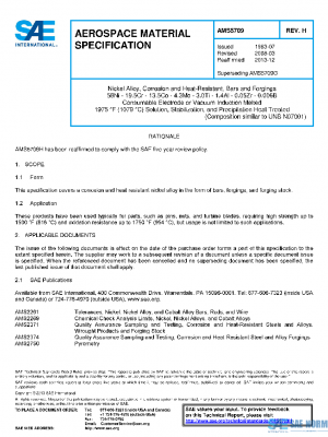SAE AMS5709H PDF
