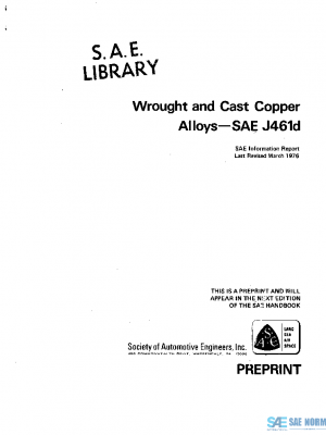 SAE J461D_197603 PDF