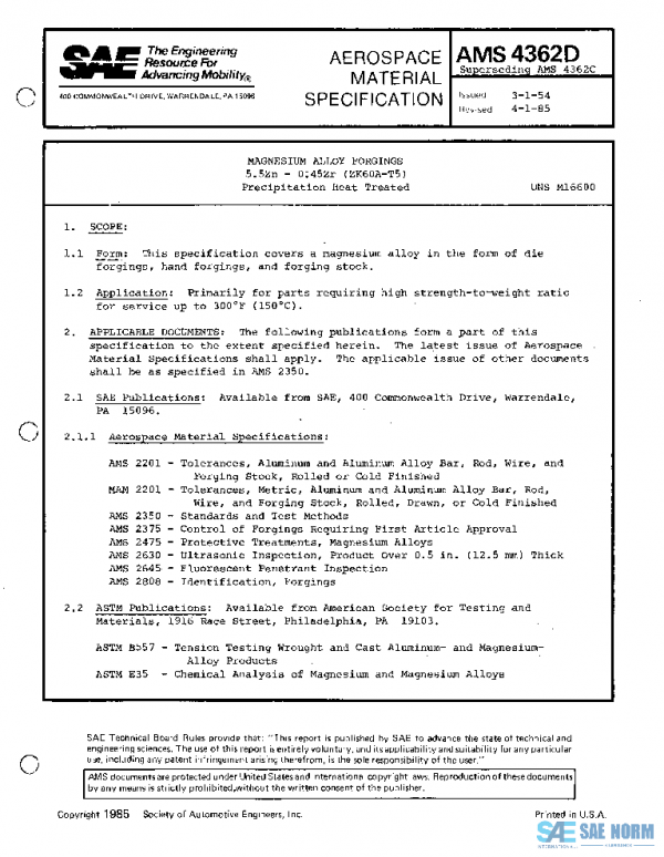 SAE AMS4362D PDF