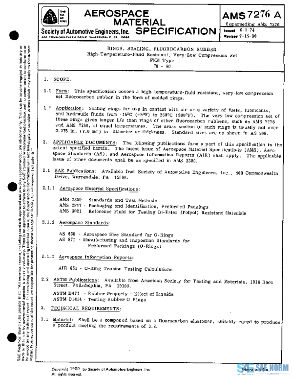 SAE AMS7276A PDF SAE AMS7276A PDF
