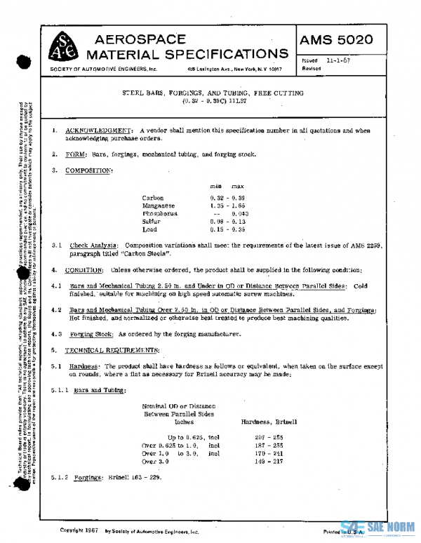 SAE AMS5020 PDF