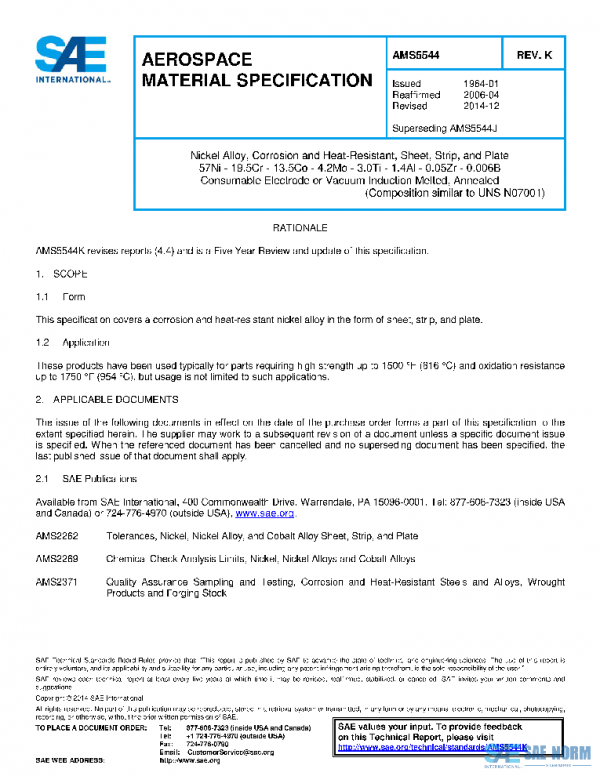 SAE AMS5544K PDF