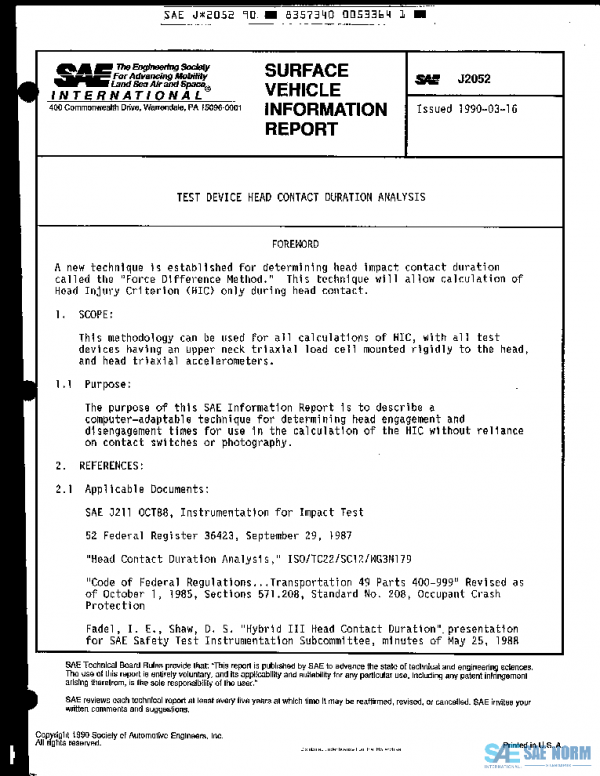 SAE J2052_199003 PDF