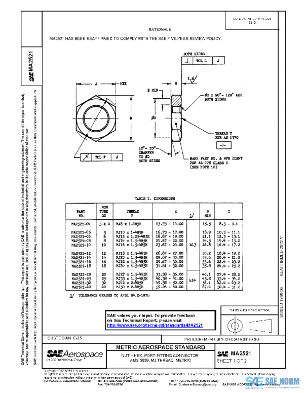 SAE MA2521 PDF SAE MA2521 PDF