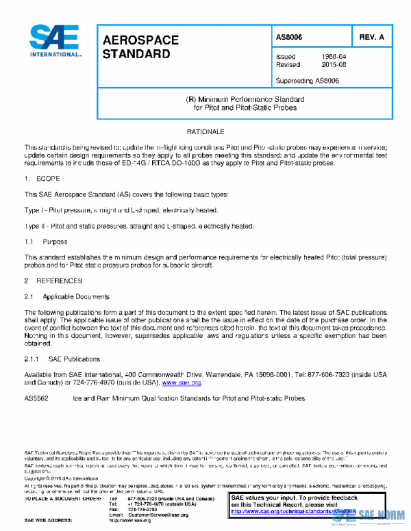 SAE AS8006A PDF SAE AS8006A PDF
